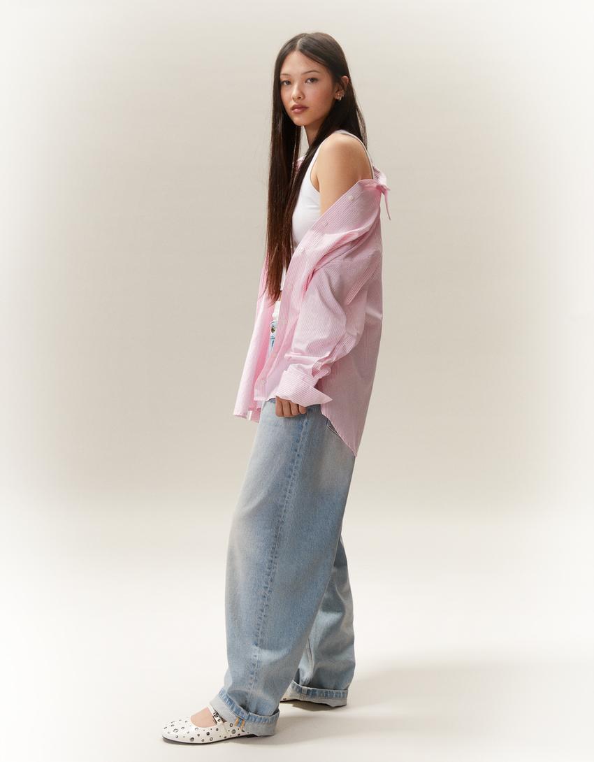 باليرينا بدبابيس معدنية وإبزيم-أبيض-1