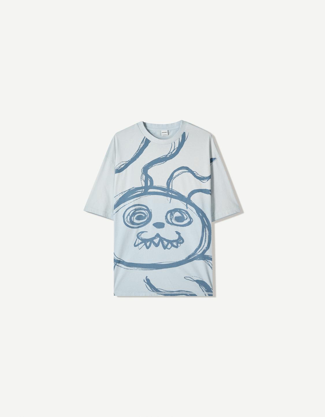 Short sleeve T-shirt with print