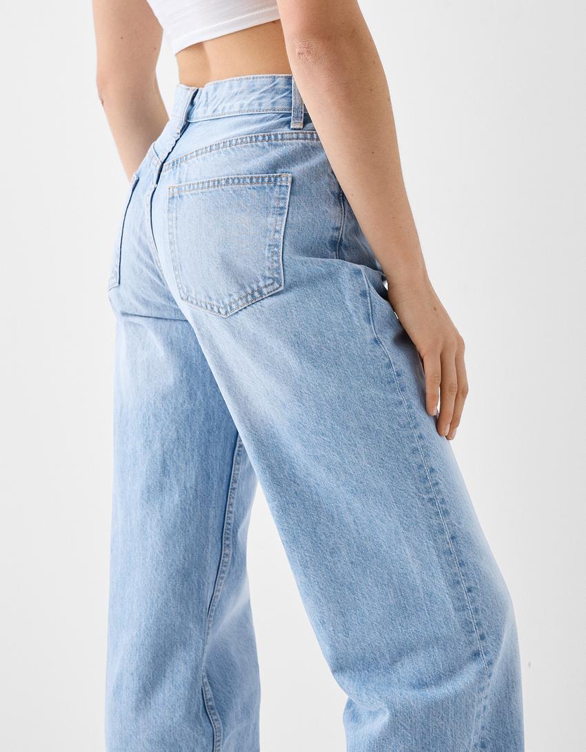 Jean 90's wide-Bleu lavé-6