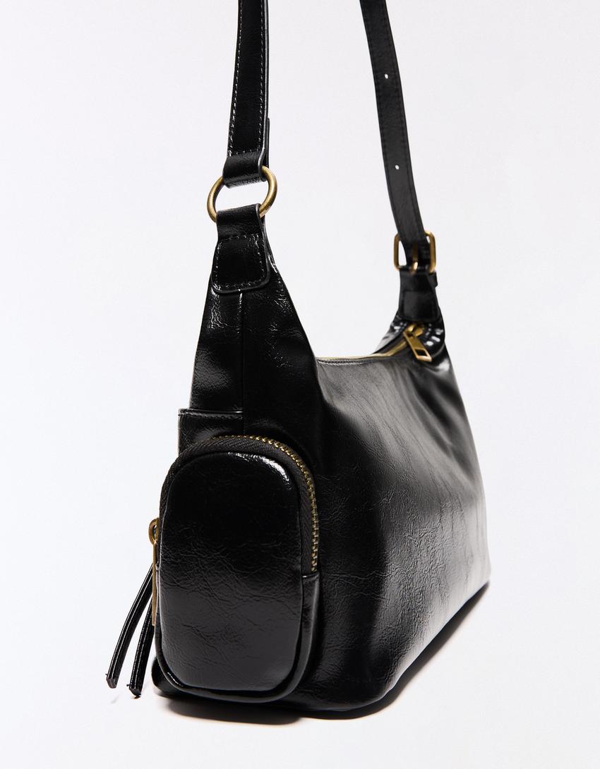 Mini zip bag-Black