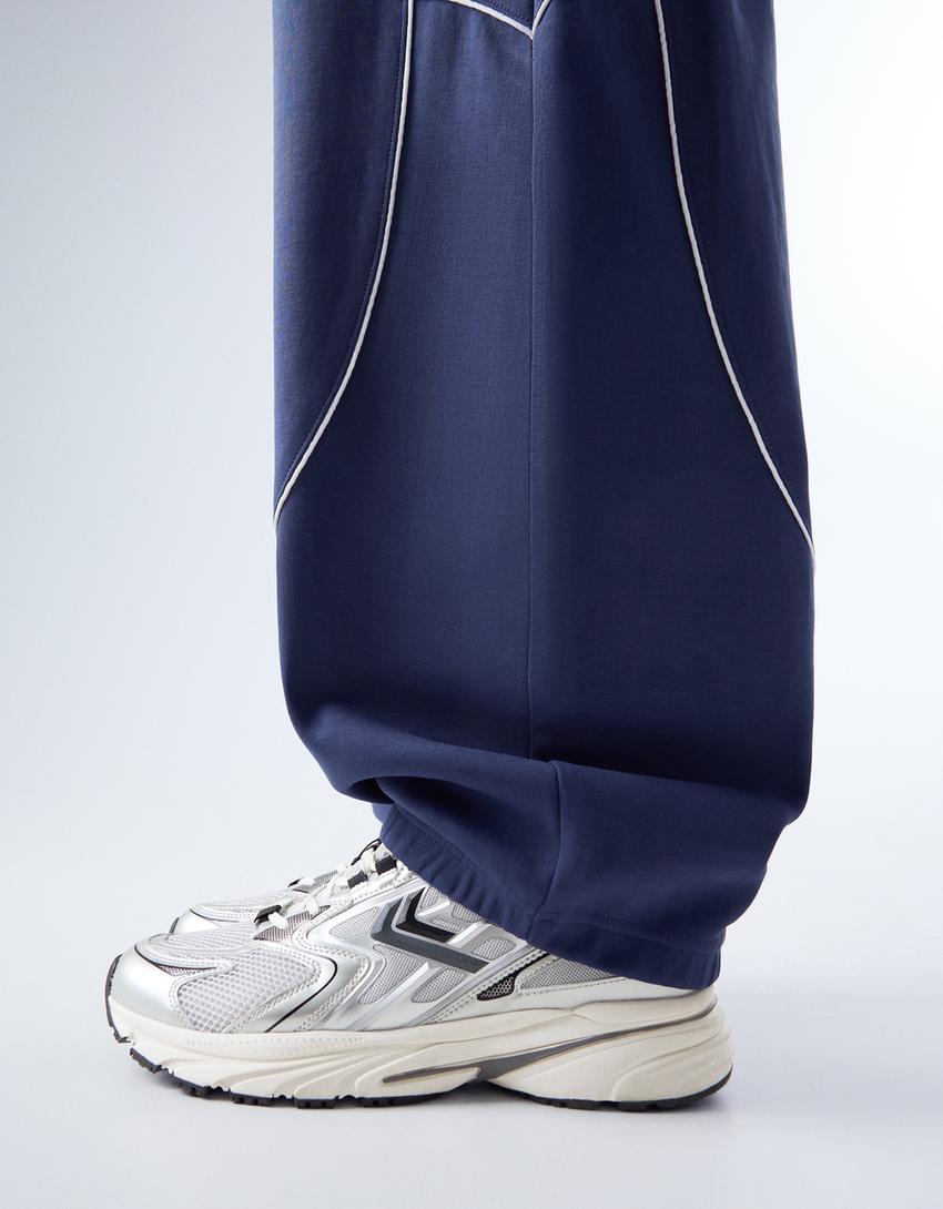 Multi-piece sneakers-Grey