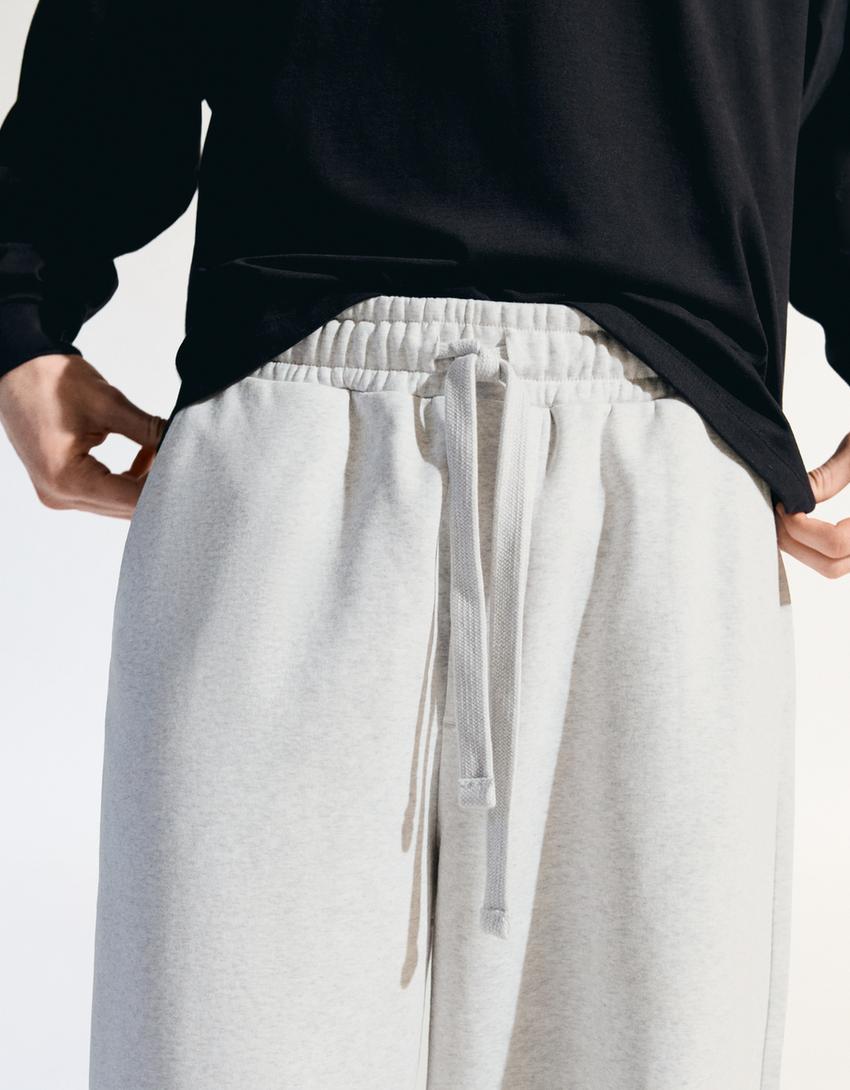 Super baggy trousers-Grey