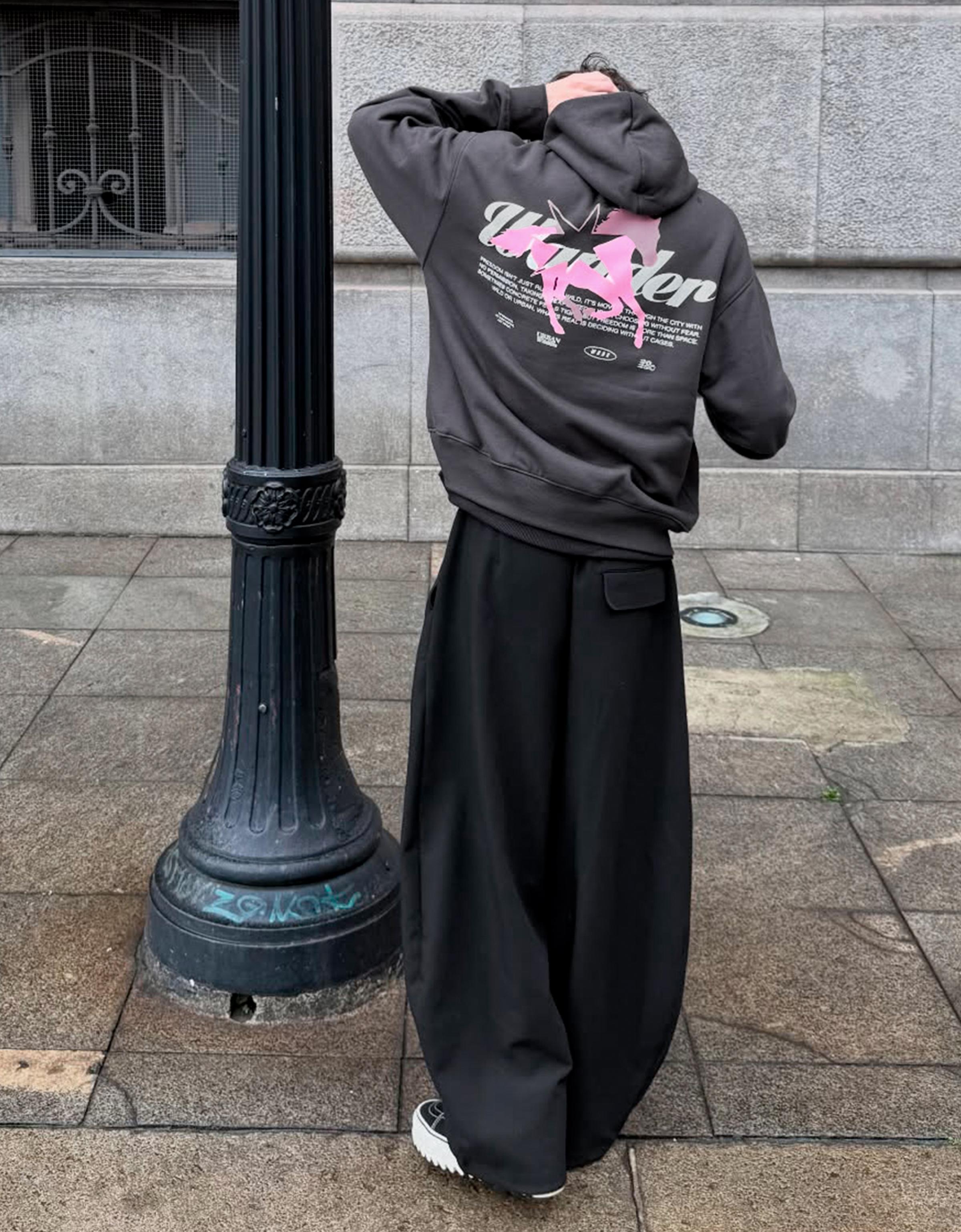 Baskılı kapüşonlu sweatshirt - Görsel 16