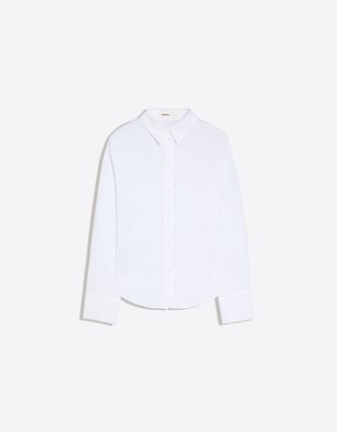 Fitted long-sleeved shirt — White 5