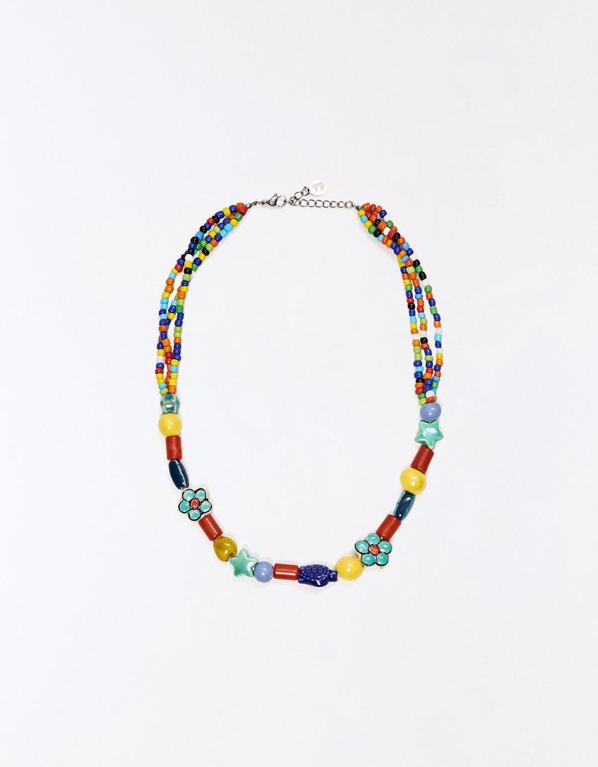 Çok renkli kolye-0-046