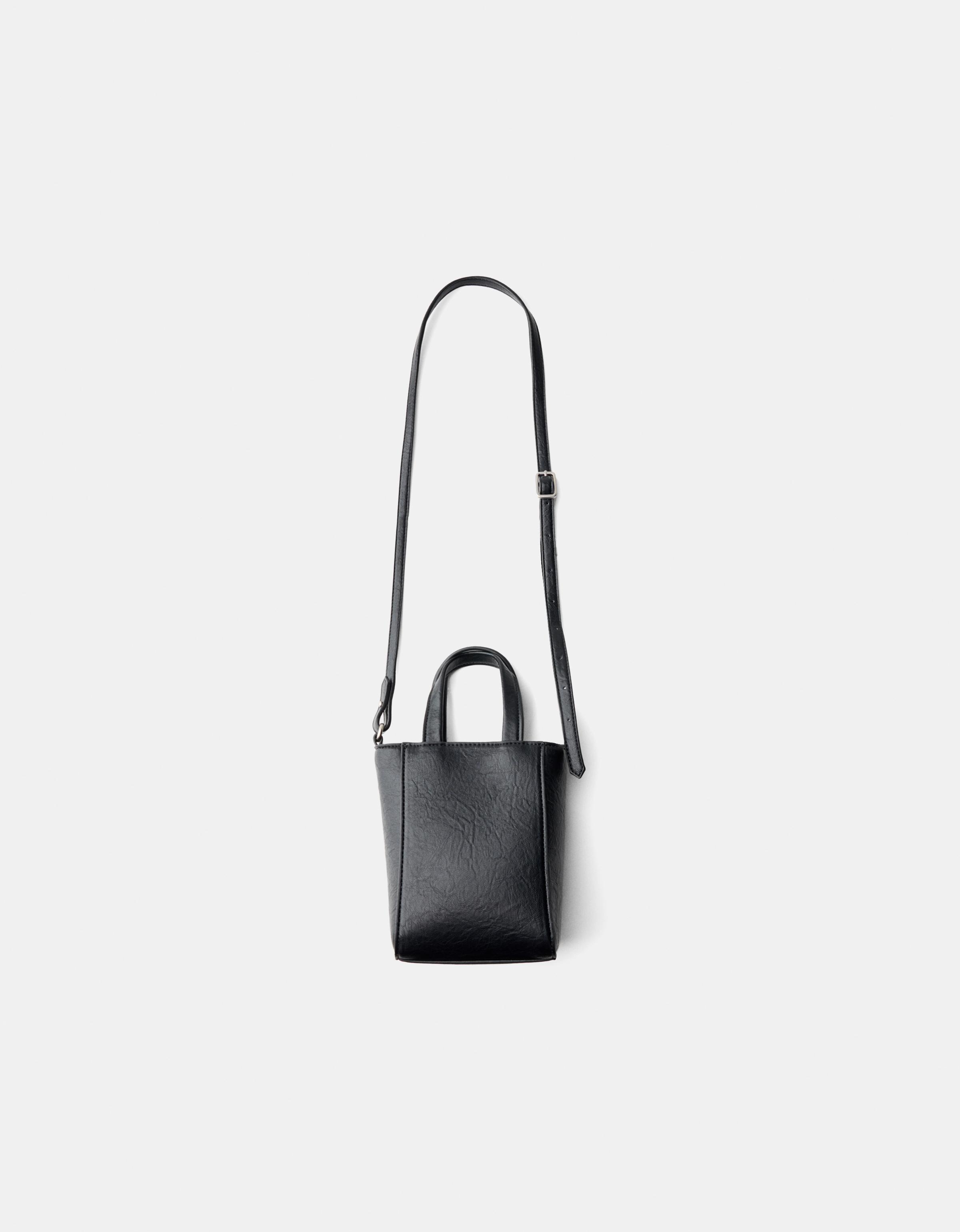 Bershka Tasche Mit Modischen Gurten Herren Schwarz