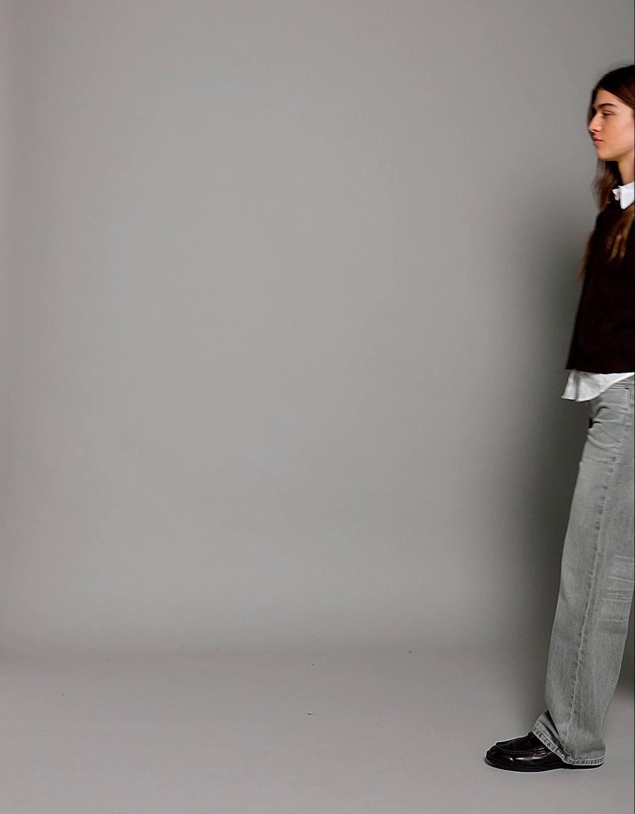 Baggy fit orta bel jean - Görsel 129