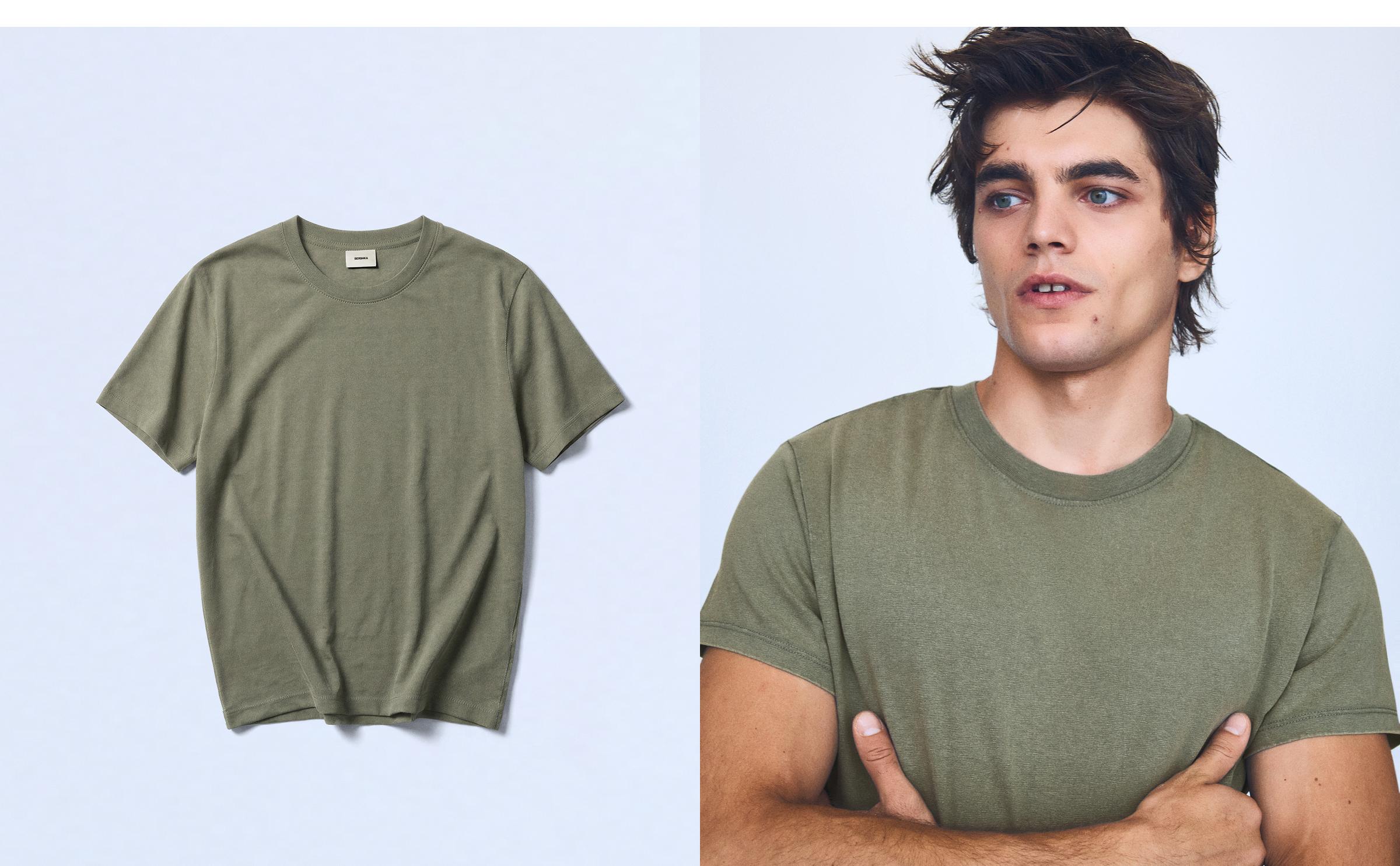 Short sleeve T-shirt — Khaki
