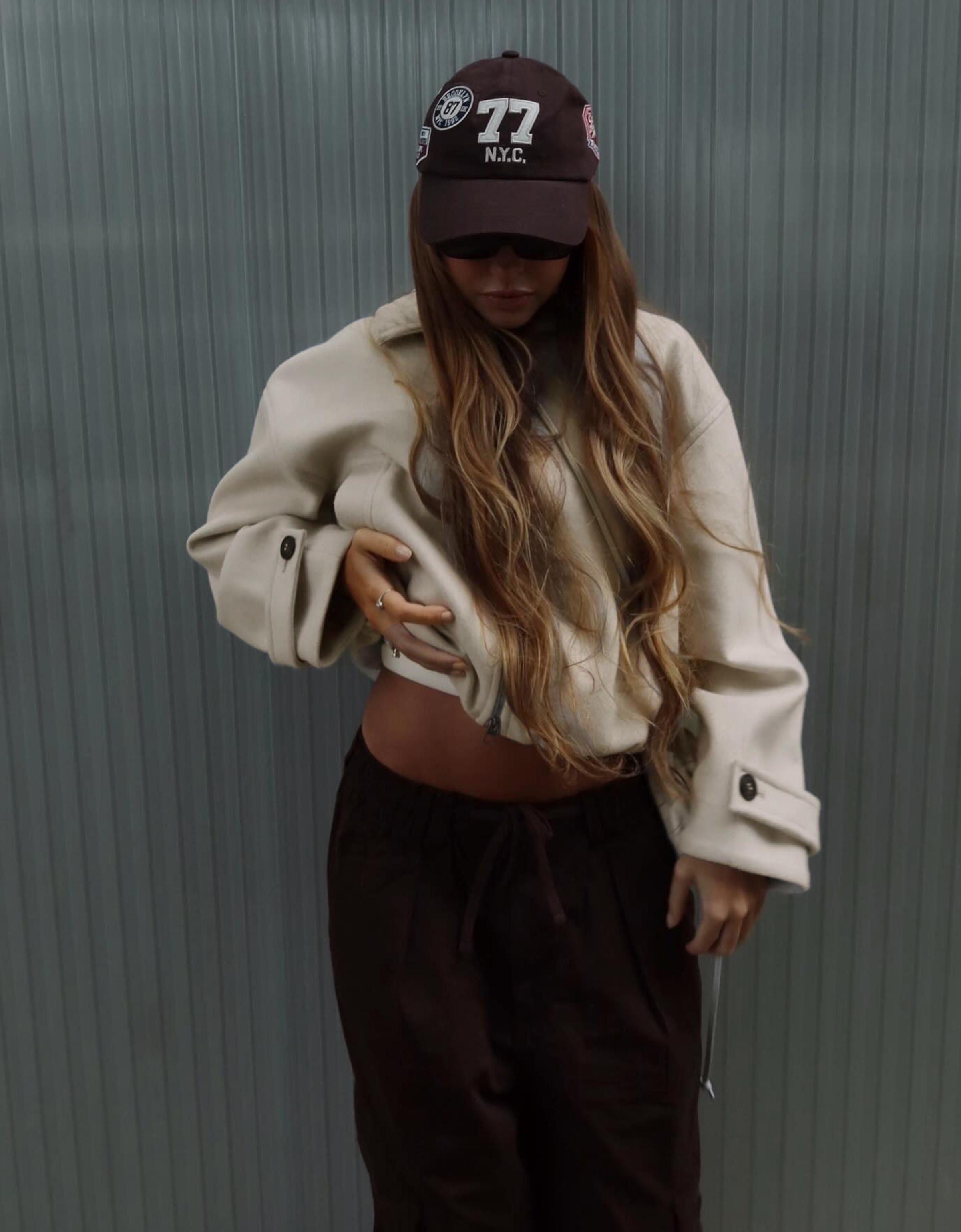 Soft touch jacket — Sand