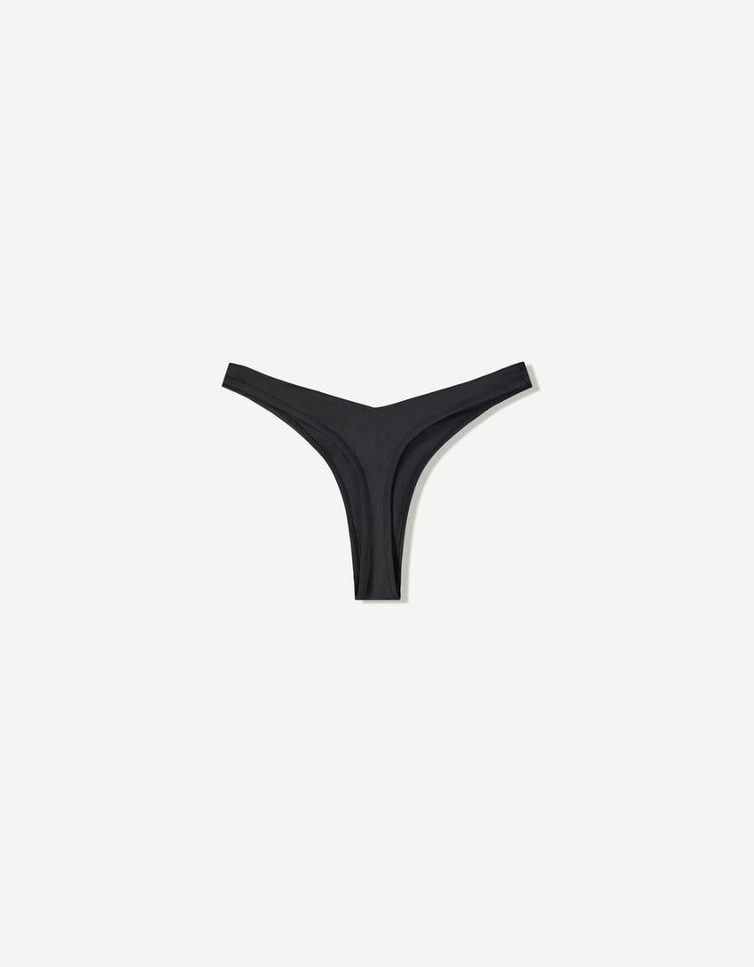 Basic thong-Black-1