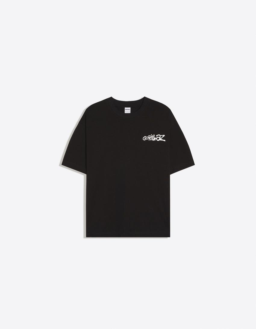 GORILLAZ relaxed fit print T-shirt-Black