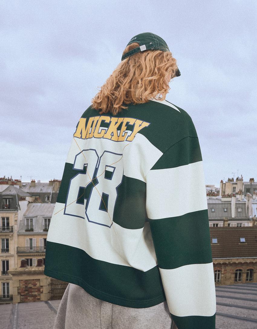 بولو ناعم بطبعة ميكي ماوس-أخضر