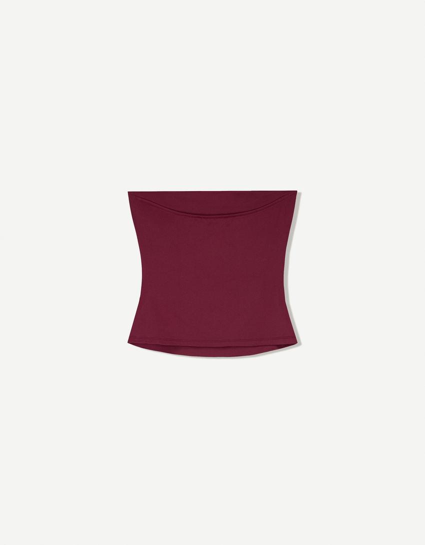 Top bandeau-Burdeos