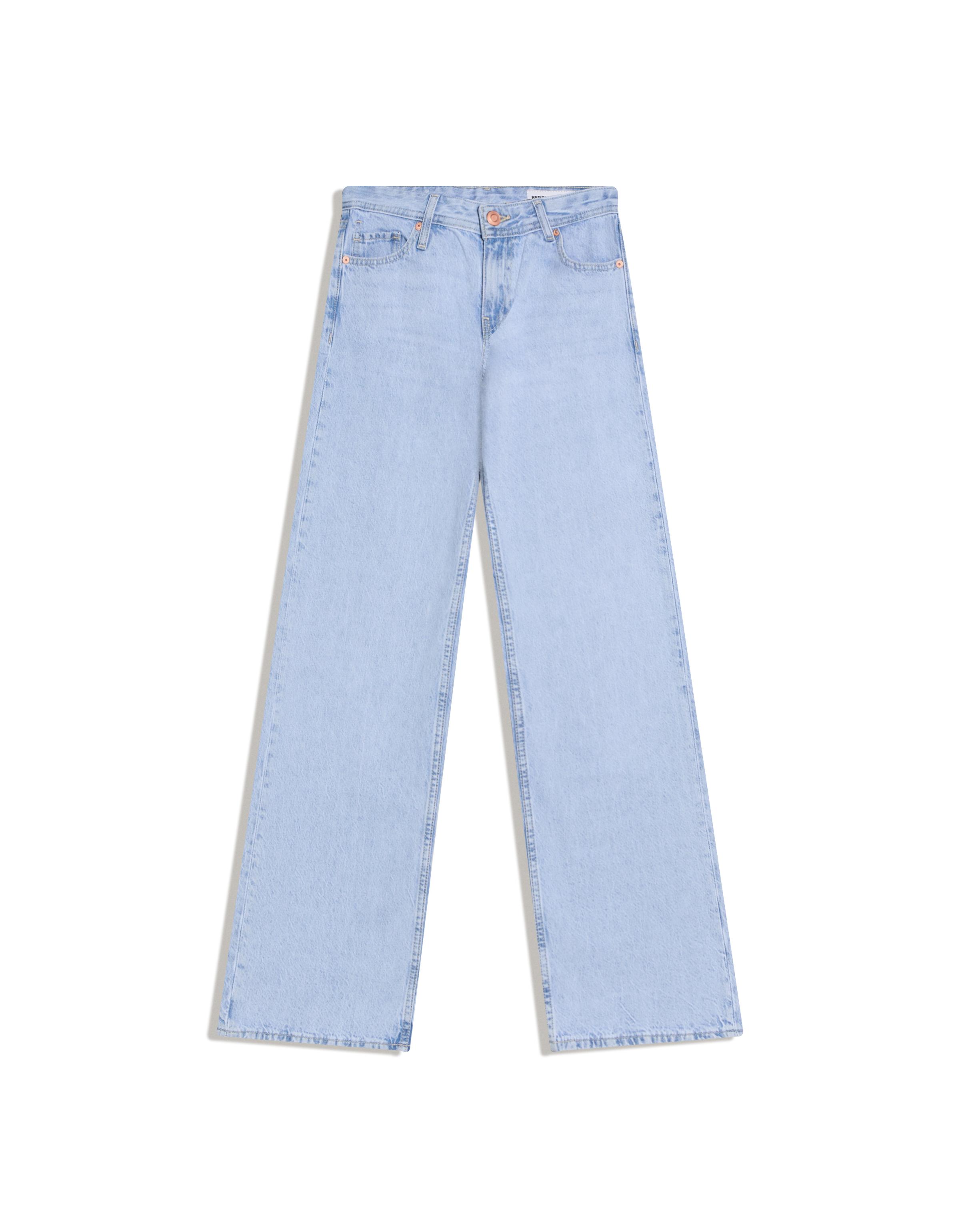 straight fit düşük bel jean - Görsel 33