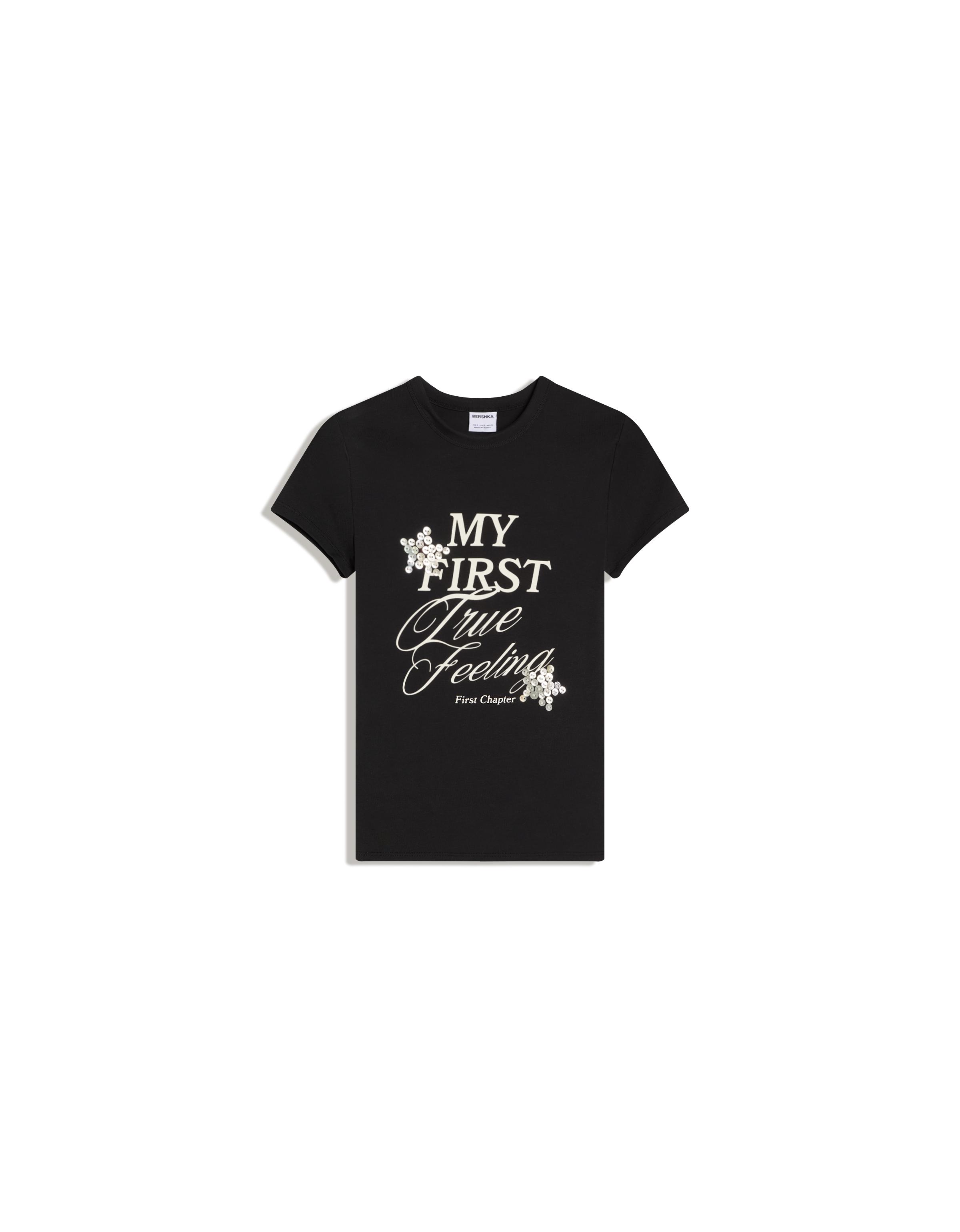 Kısa kollu baskılı tişört - Görsel 7