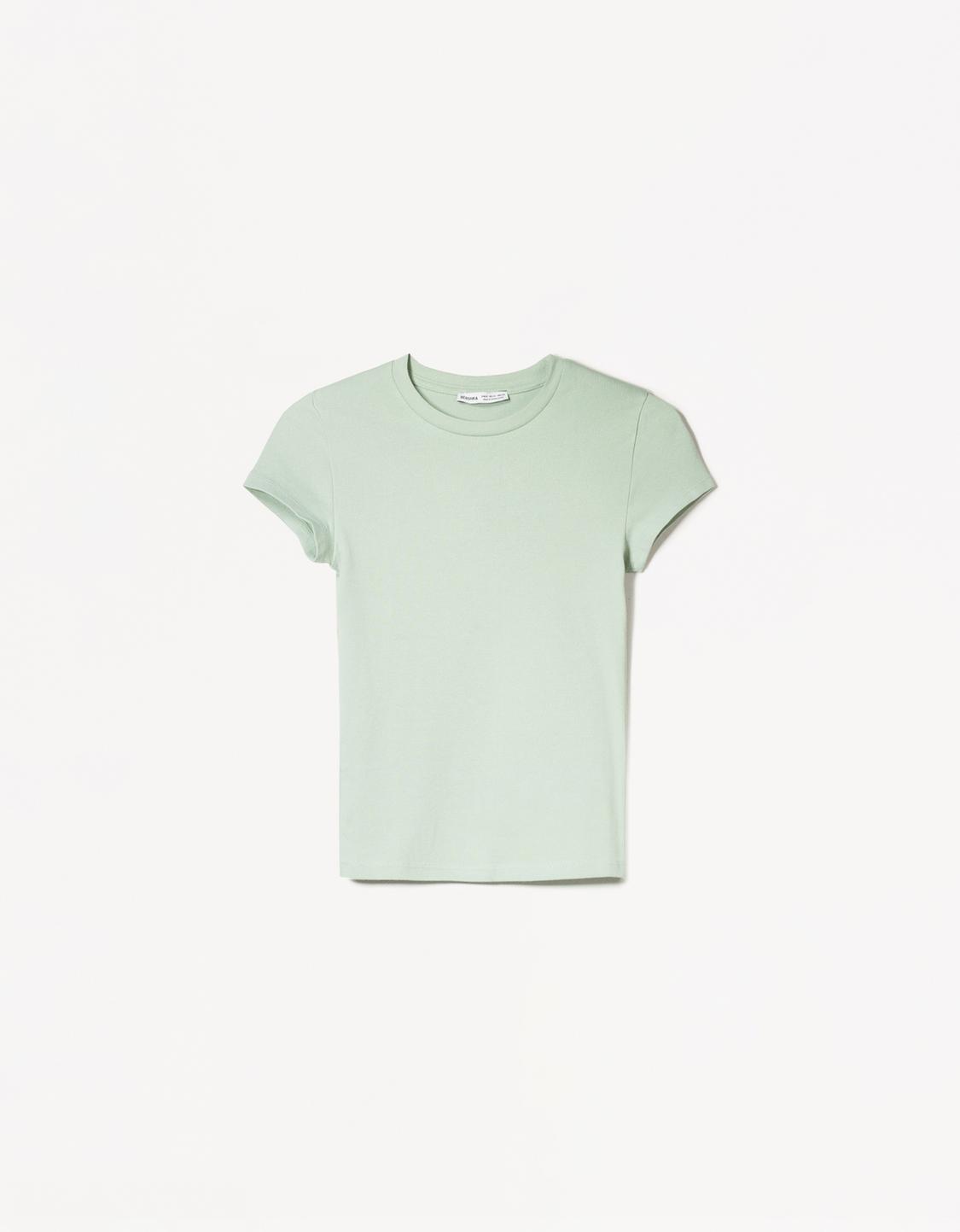 Short sleeve crew neck T-shirt