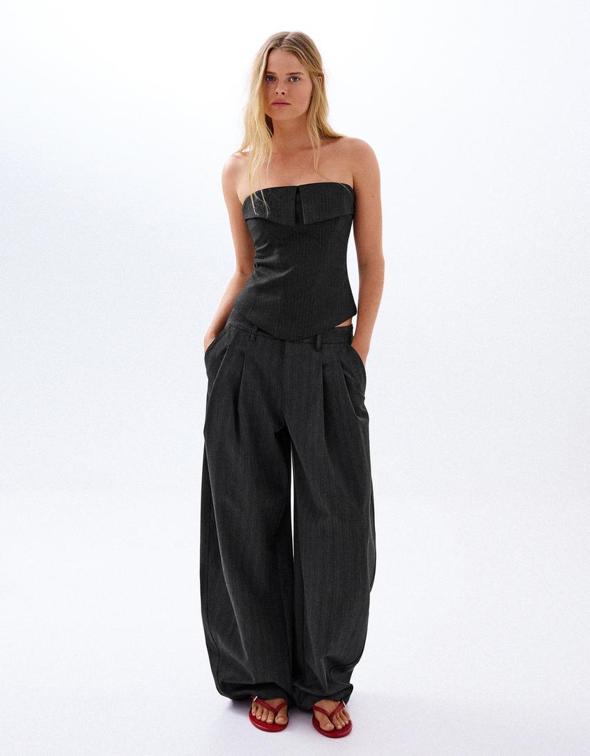Bandeau top-Dark grey