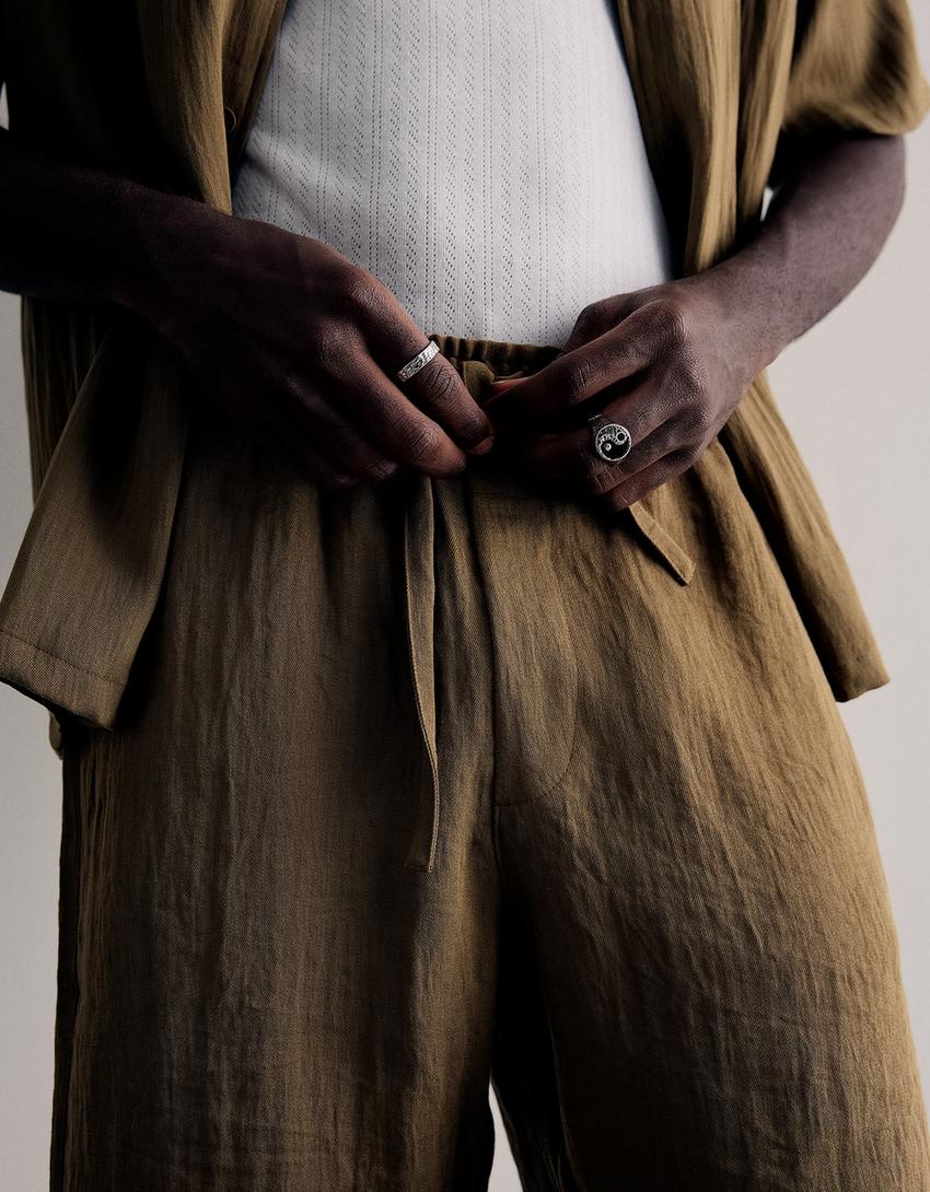 Shirt and Bermuda shorts set-Shirt and Bermuda shorts set