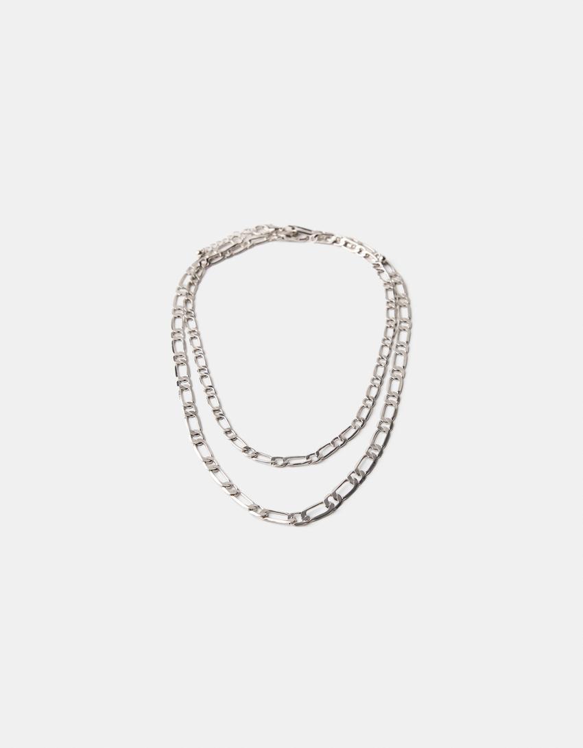 2-Pack of necklaces-Silver-4