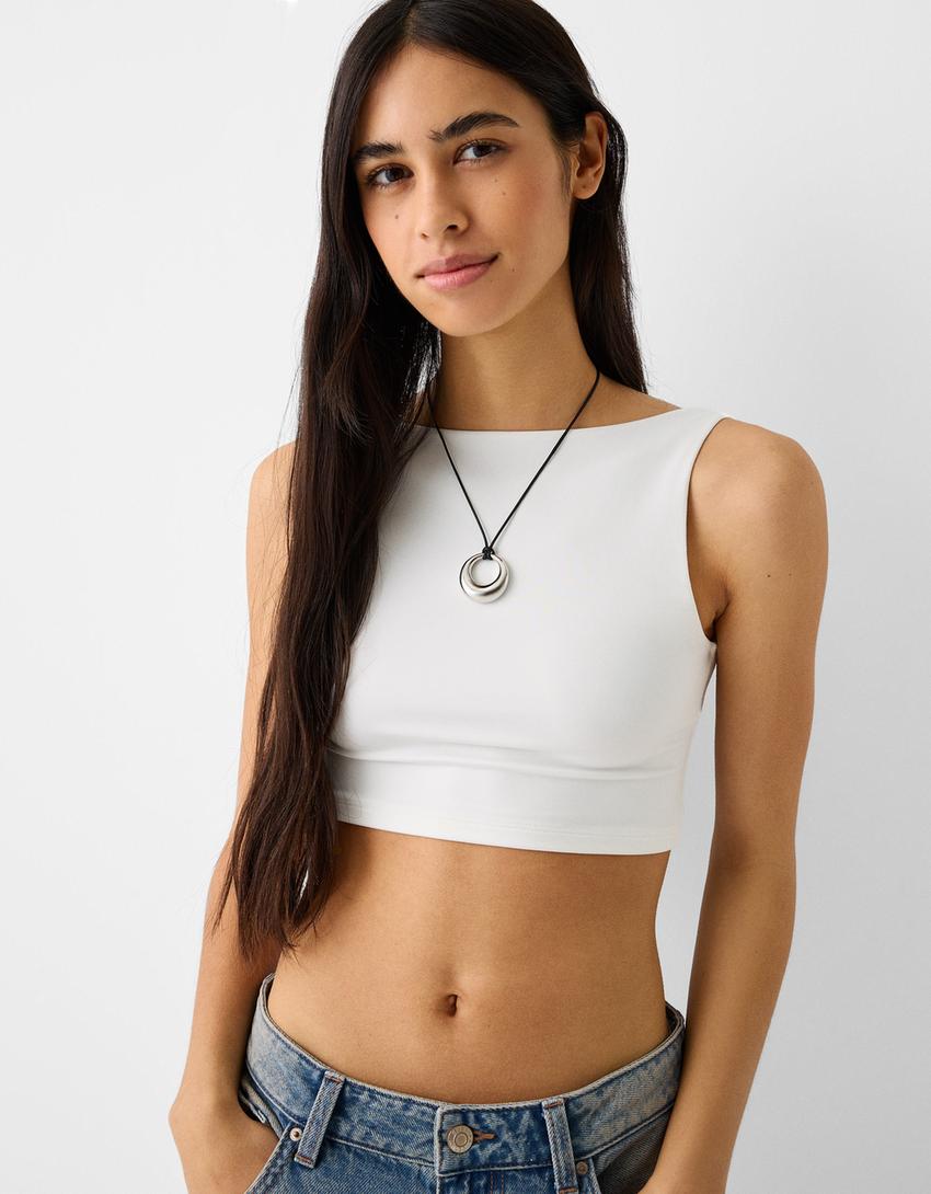 Sphere necklace-Silver-3