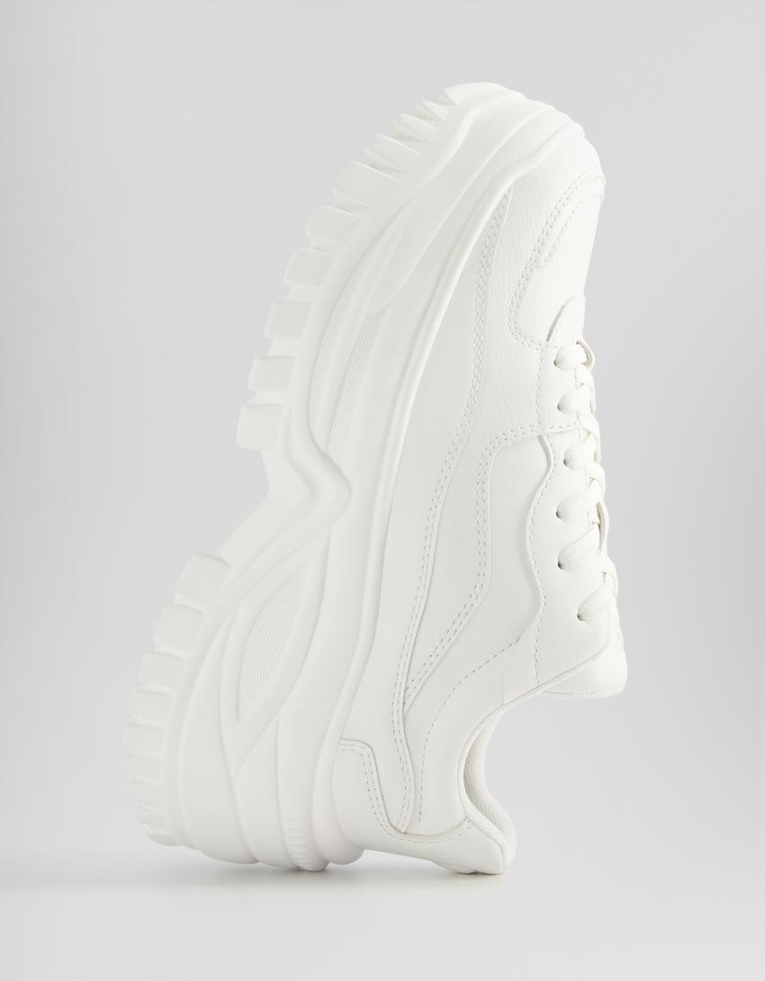 Sapatilhas multipeças sola volume-Branco-3