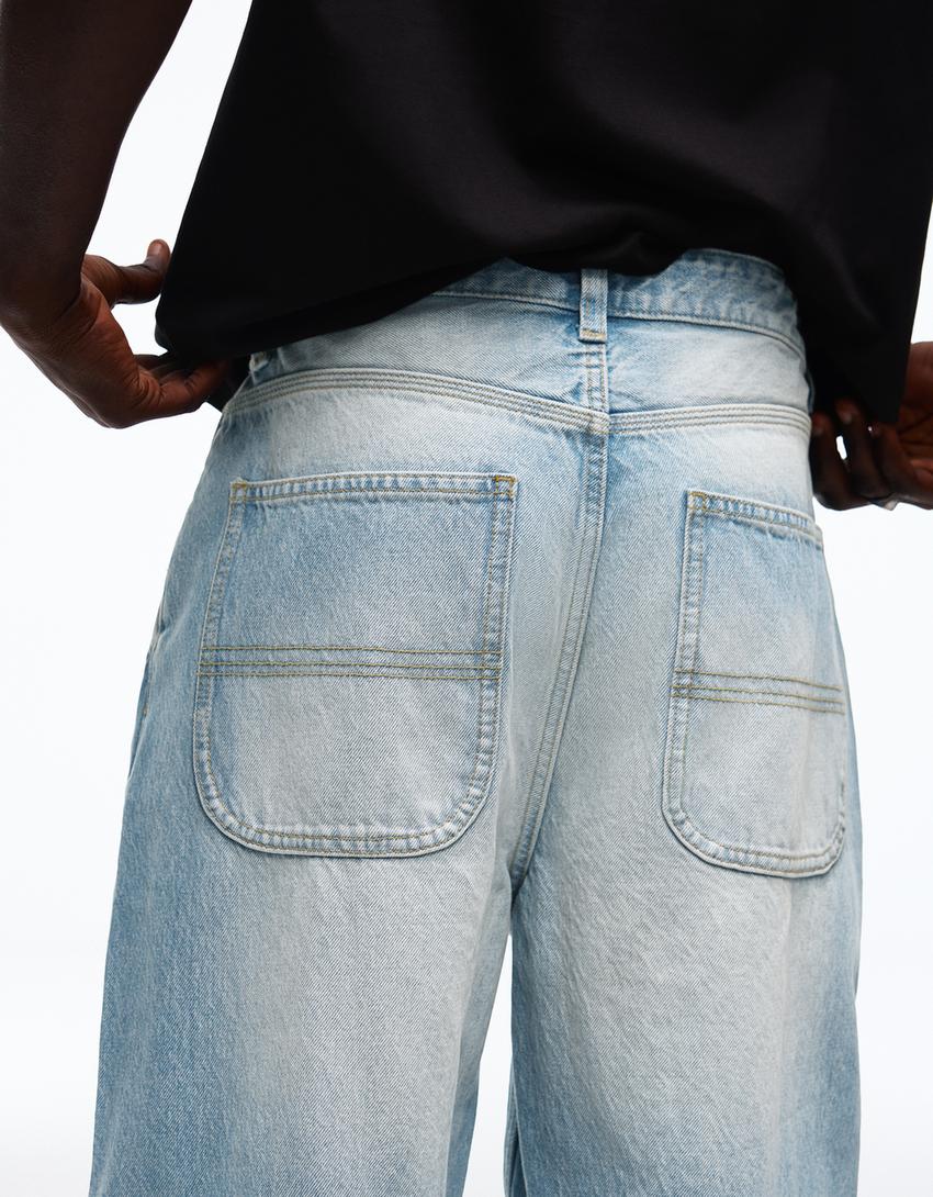 Jeans skater-Azul lavado