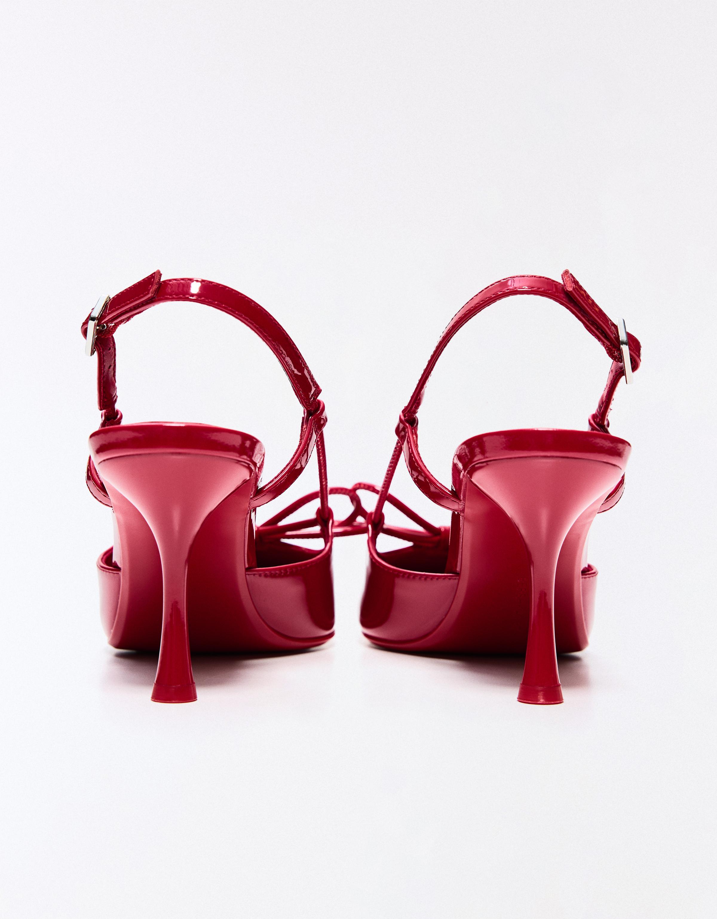 Arkası açık topuklu ayakkabı detaylı - Görsel 11