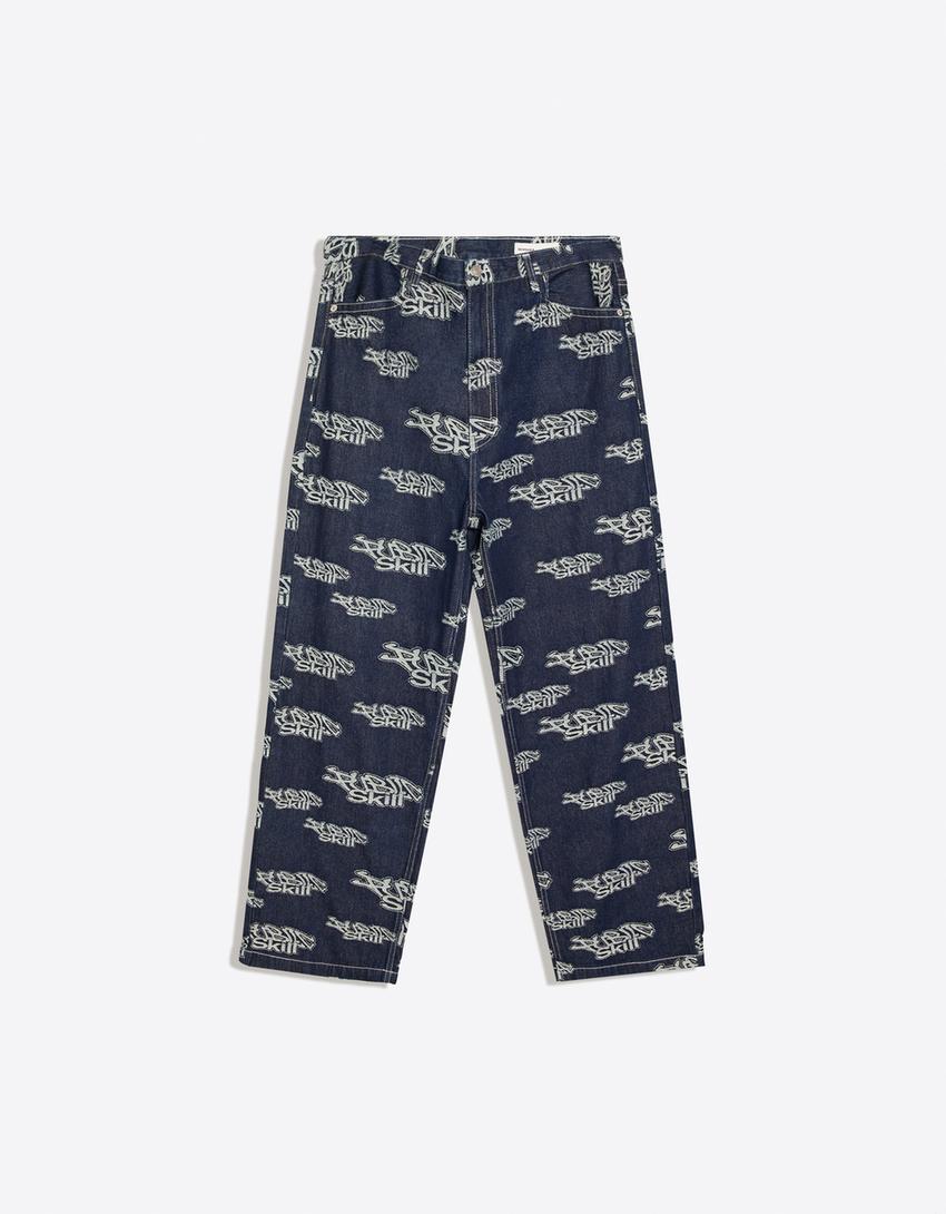 Jeans jacquard-Marino