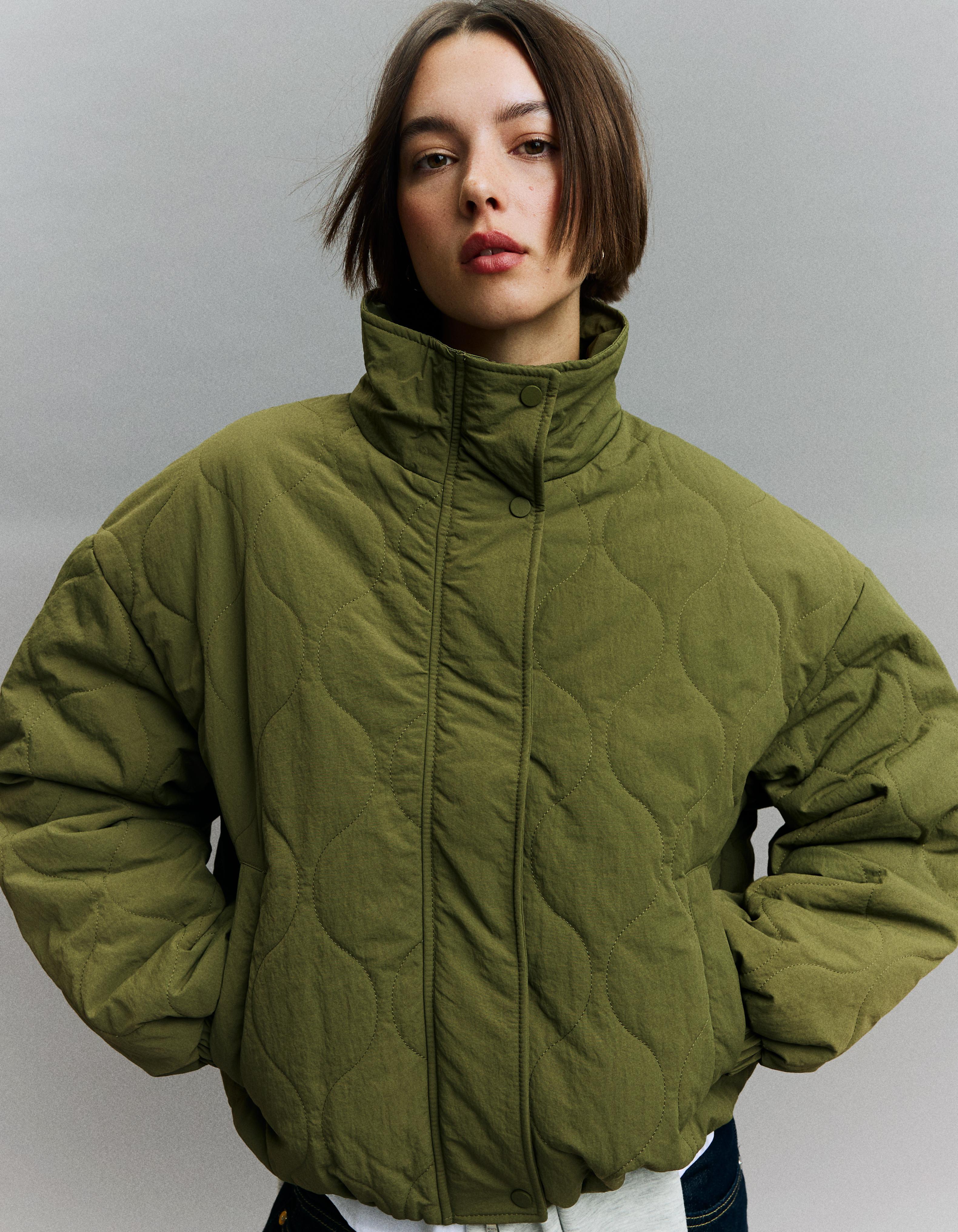 Padded jacket — Khaki