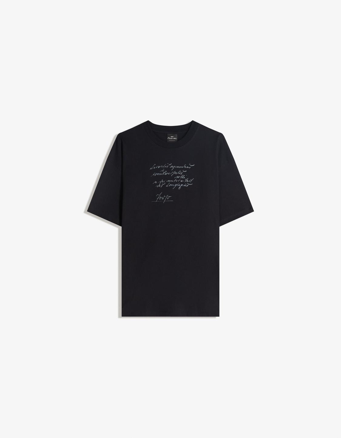 Frankenstein short sleeve oversize print T-shirt