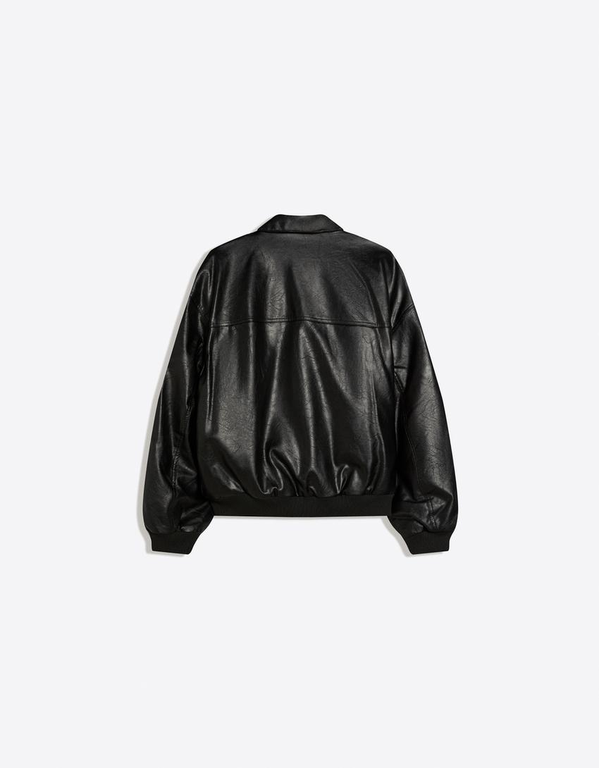 Jaqueta de poliuretano OUT OF CORE-Preto