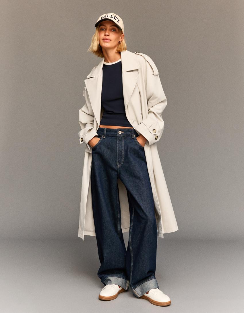 Cappotto trench-Pietra-0