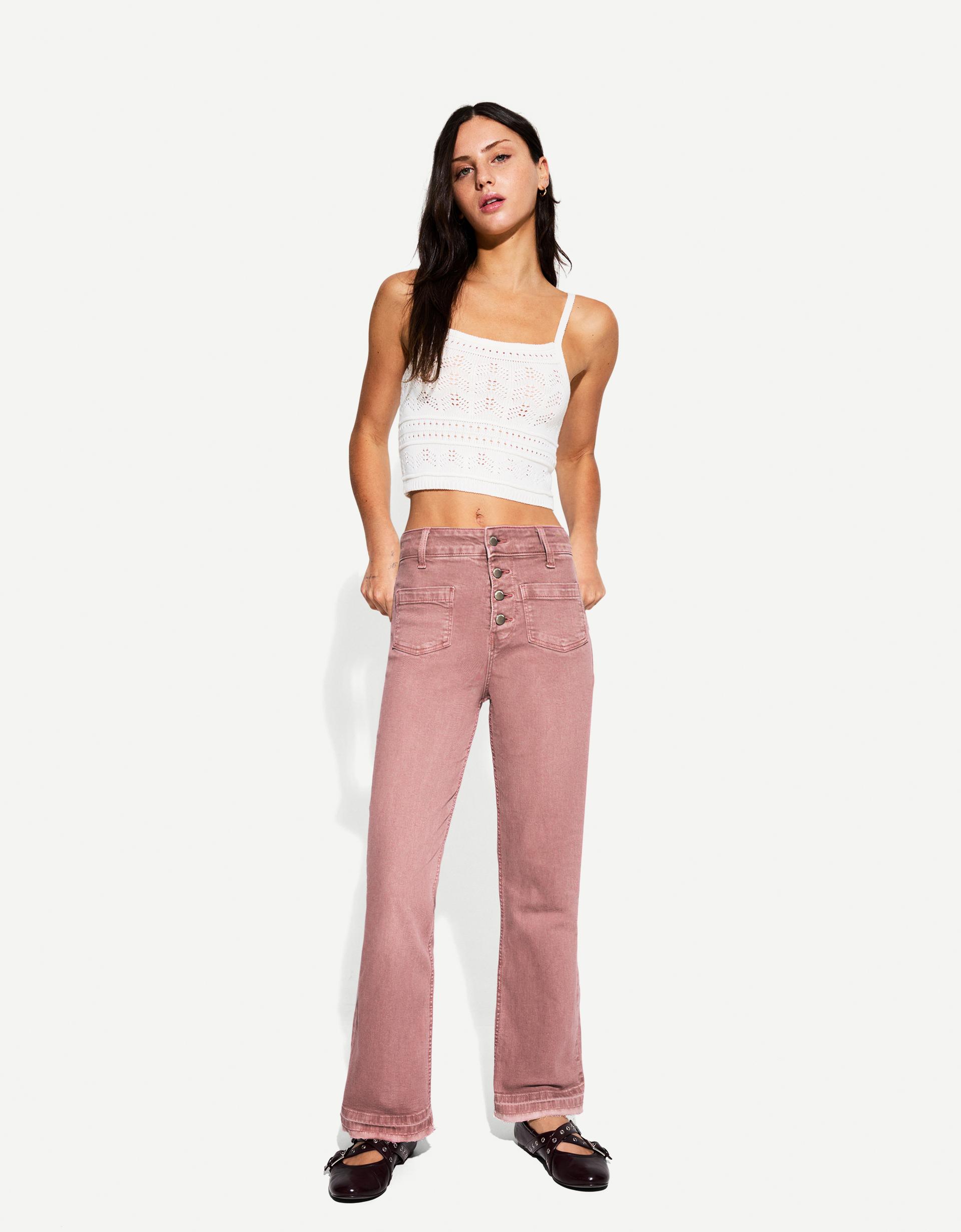 Mono Corto Bershka Mono Ciclista Denim Mono Rosa Bershka Jeans