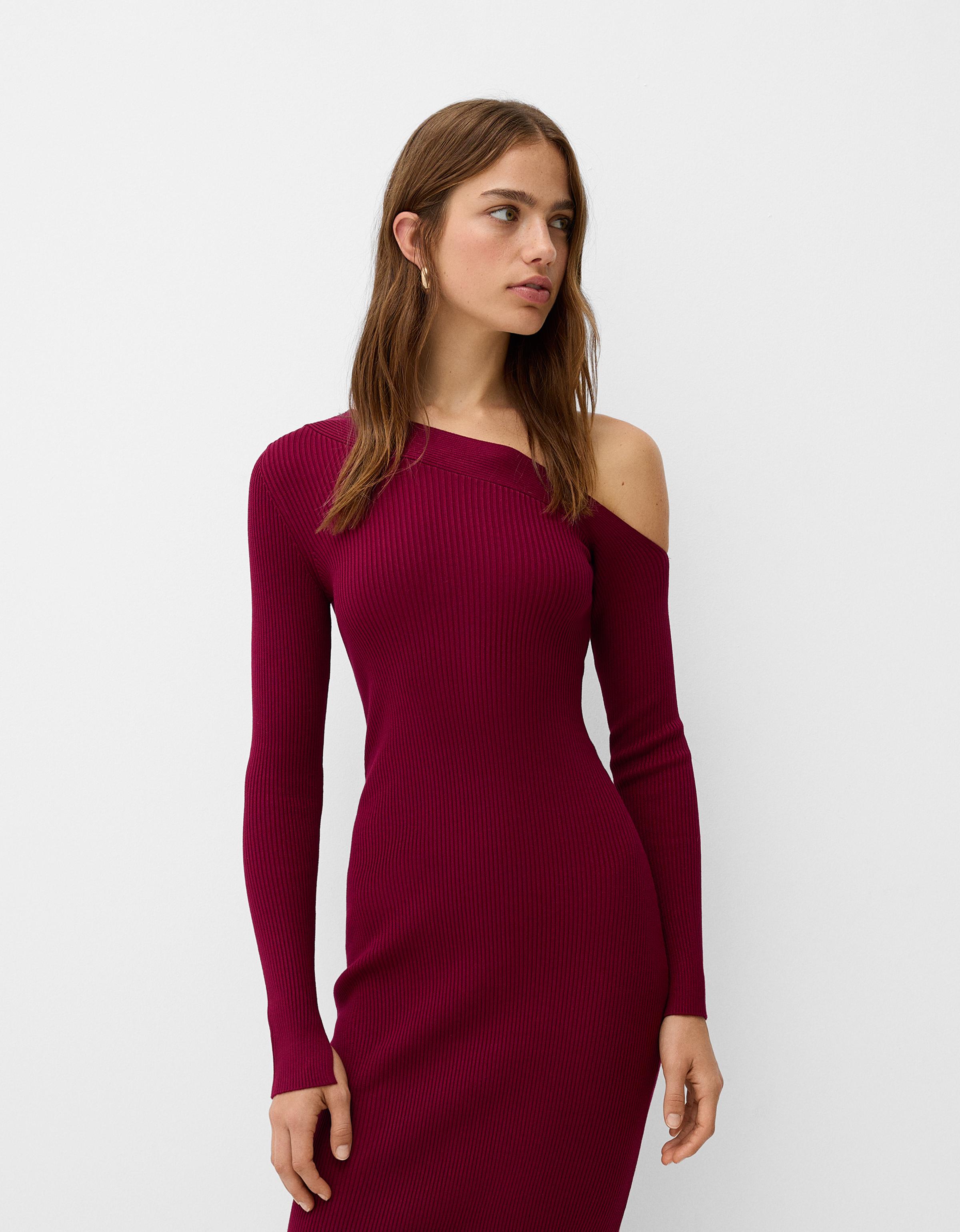 Robe asymétrique bershka sale