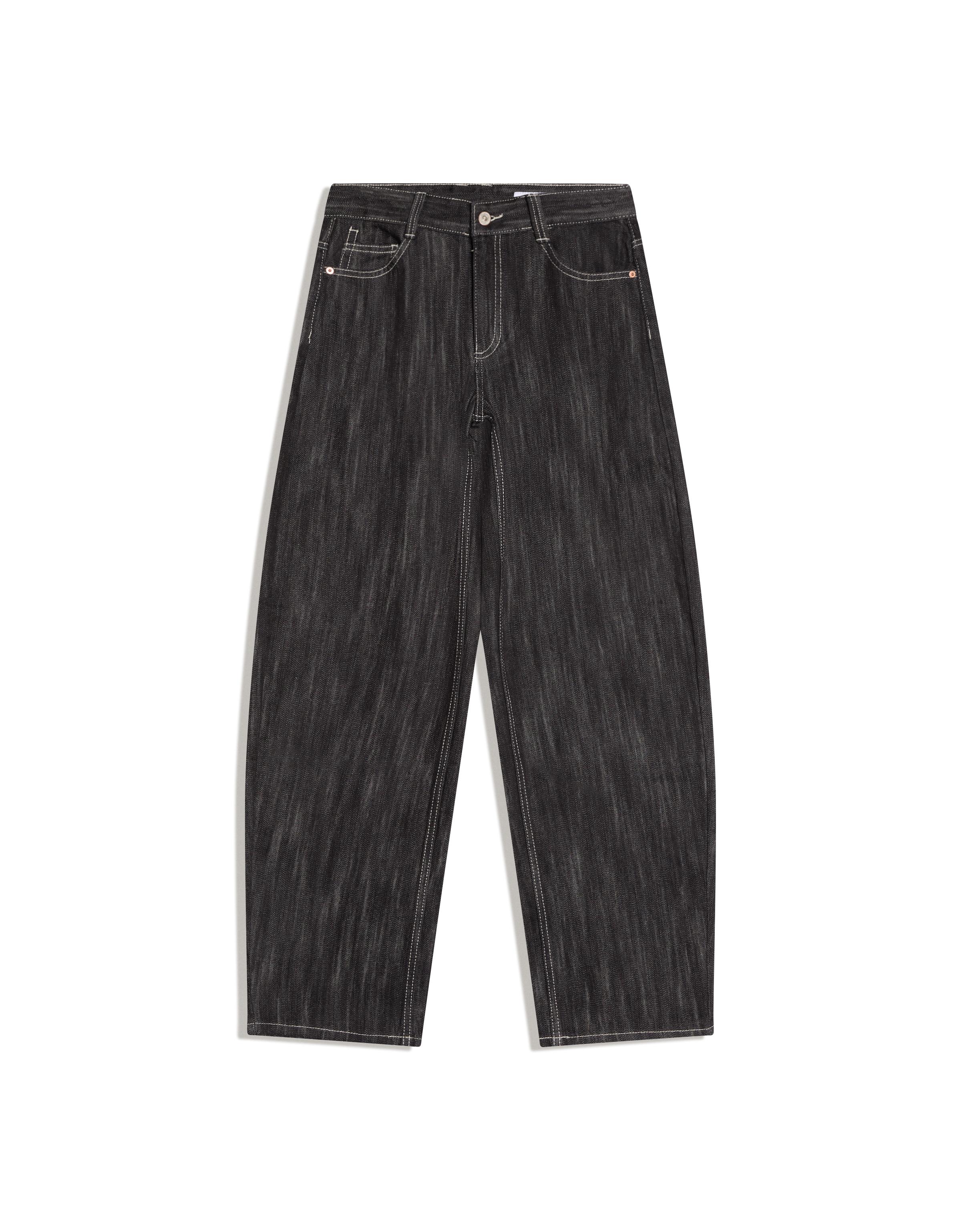 Düşük bel baggy barrel fit jean - Görsel 60