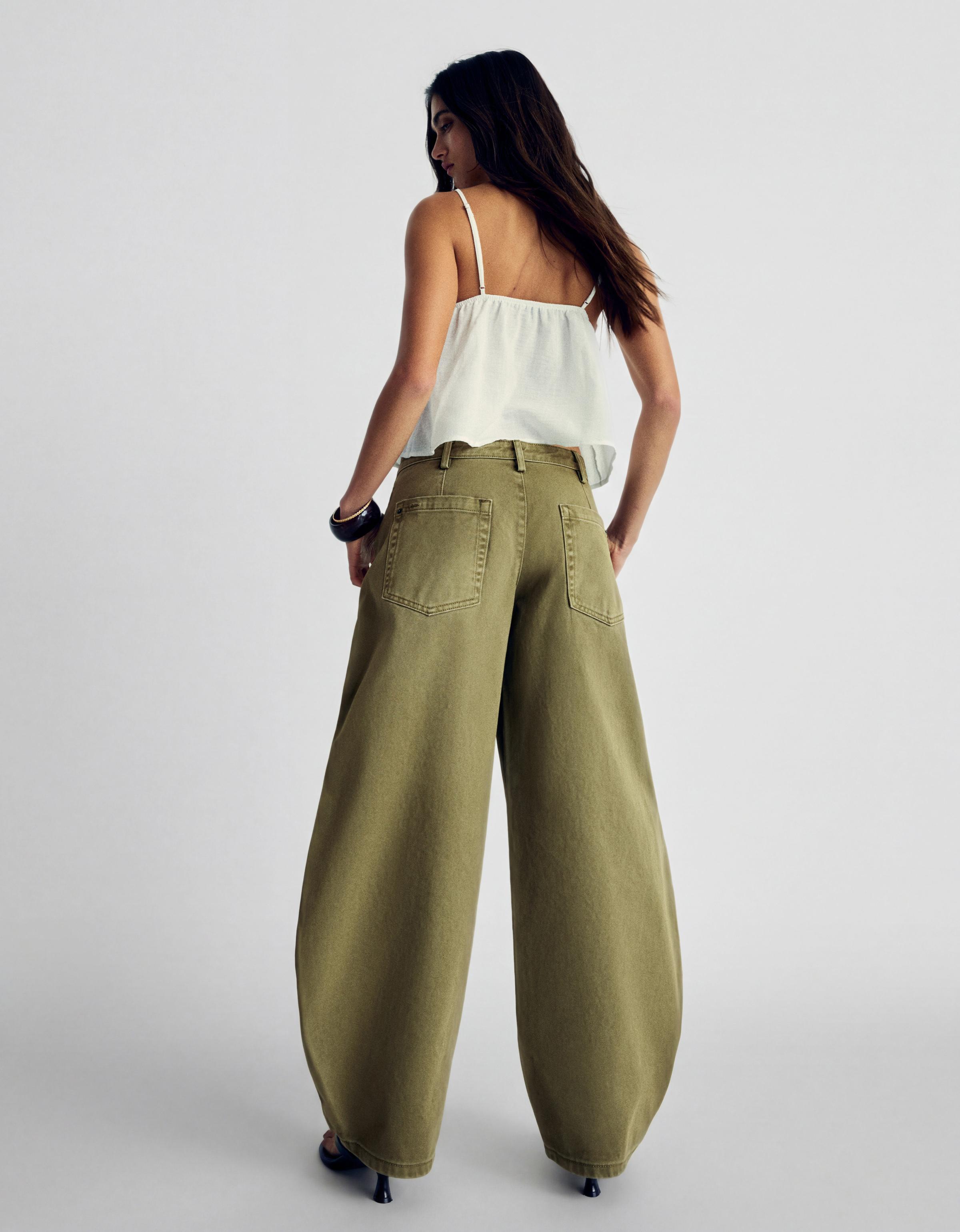 Barrel fit pantolon - Görsel 22