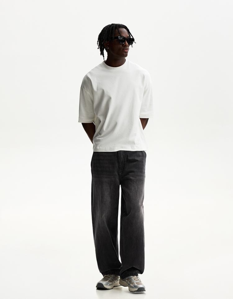 Jeans skater fit efecto lavado