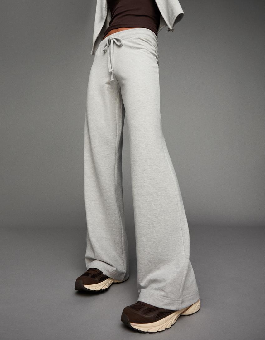 Plush pants-Grey-2