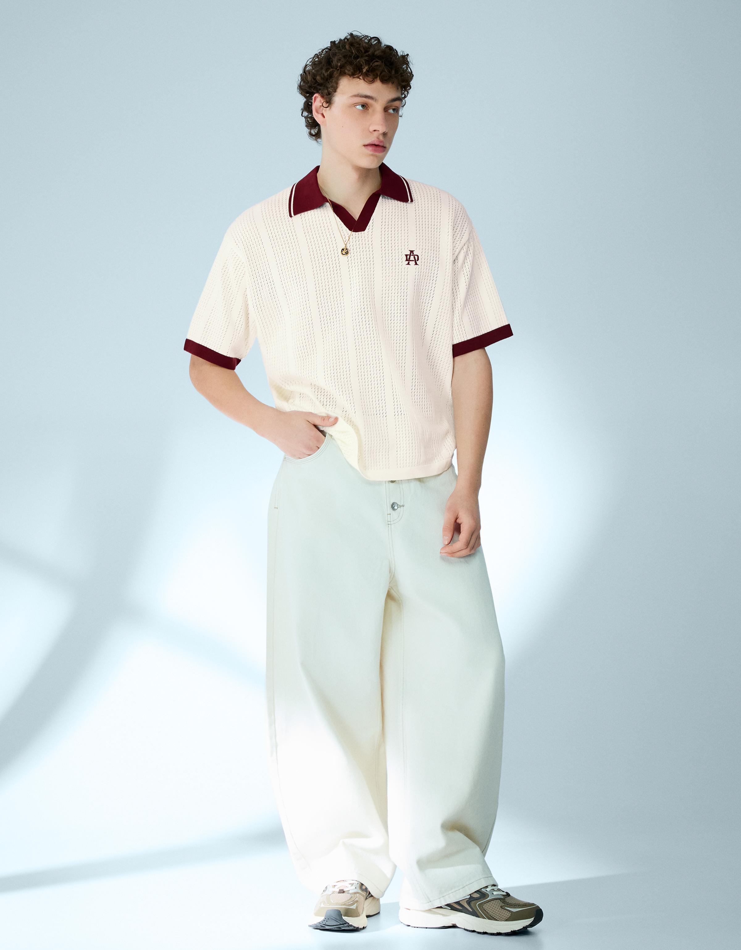 Kısa kollu baskılı polo - Görsel 15