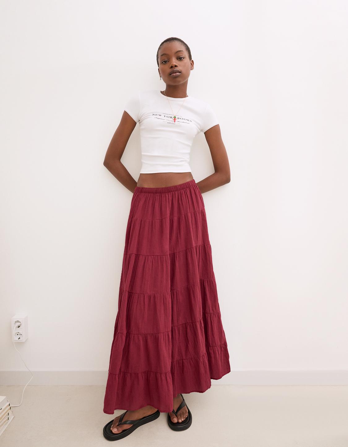 Boho maxi skirt