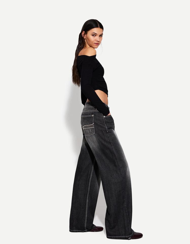 Low waist baggy jean