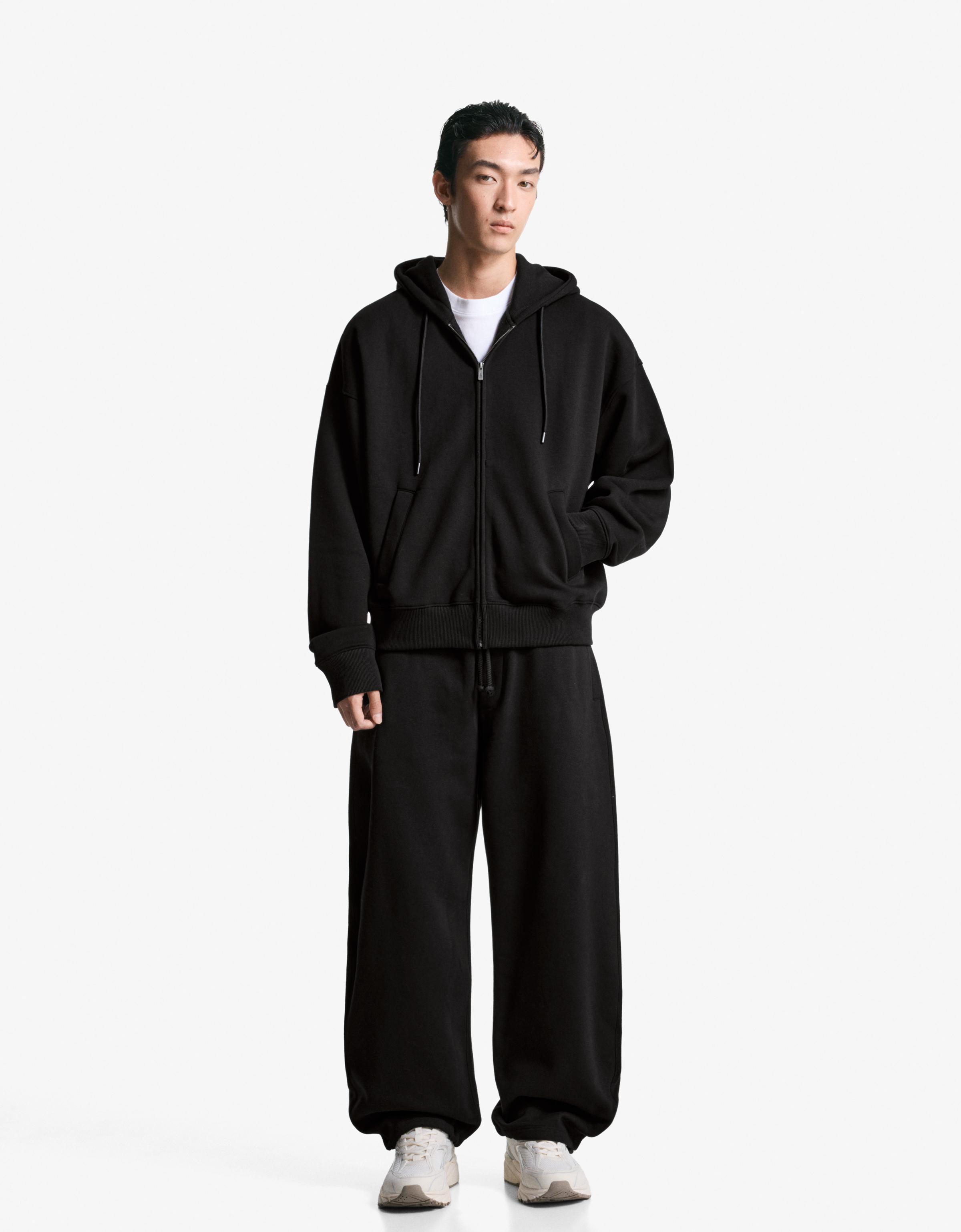 Bershka Ballonhose Herren Xl Schwarz