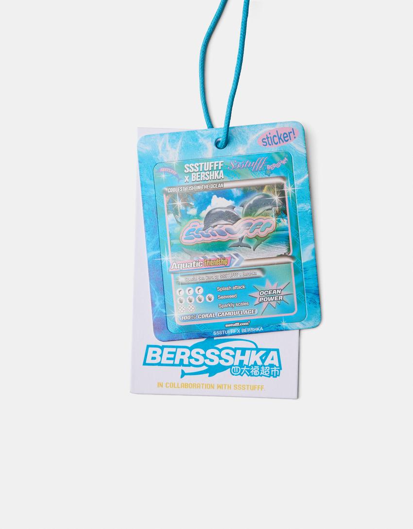 T-shirt BERSSSHKA X SSSTUFFF imprimé-Blanc-5