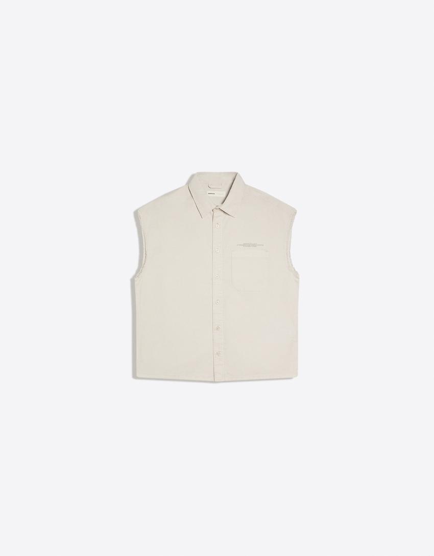 Printed camisole-Grey