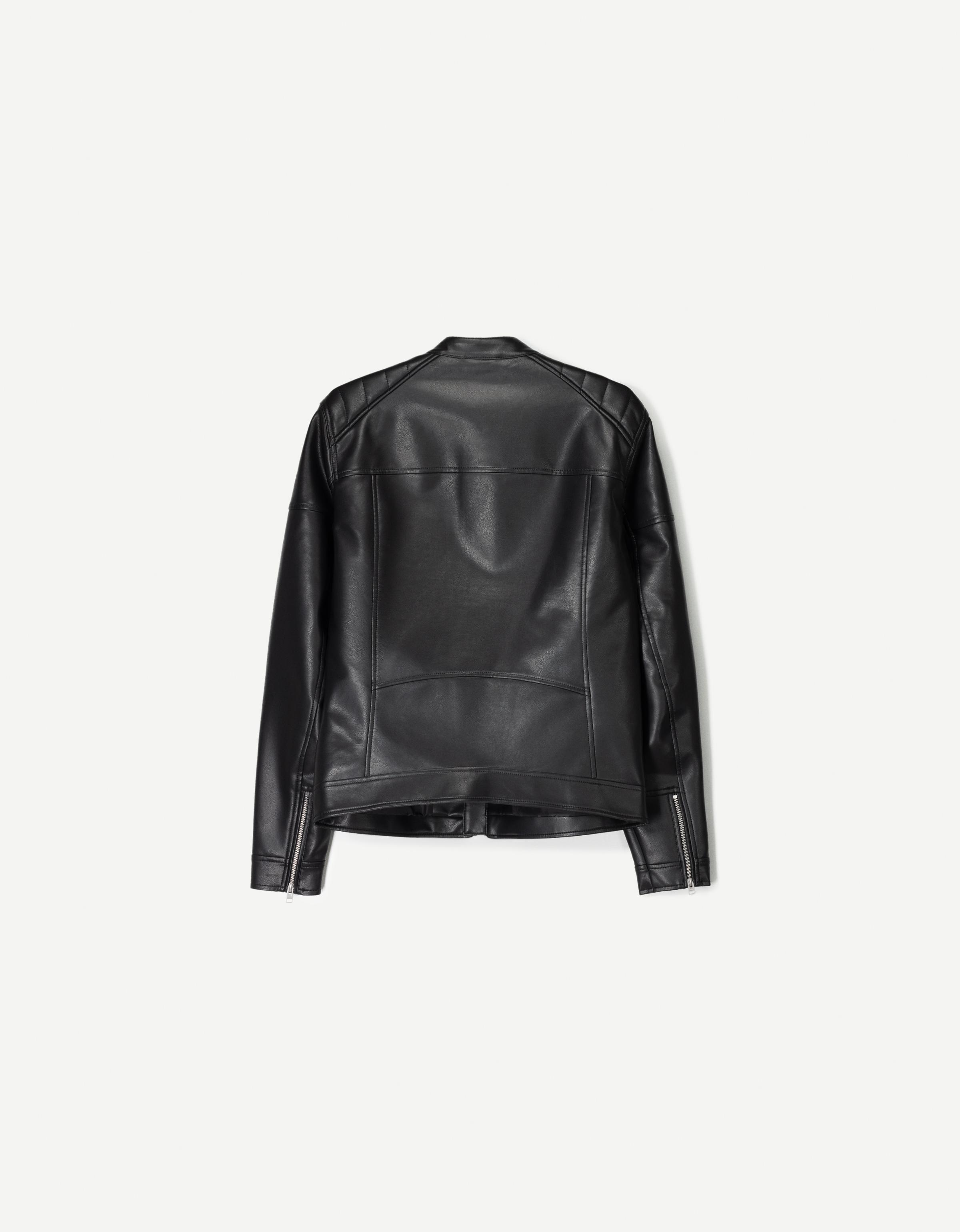 Faux leather biker jacket with zips - Jackets and coats