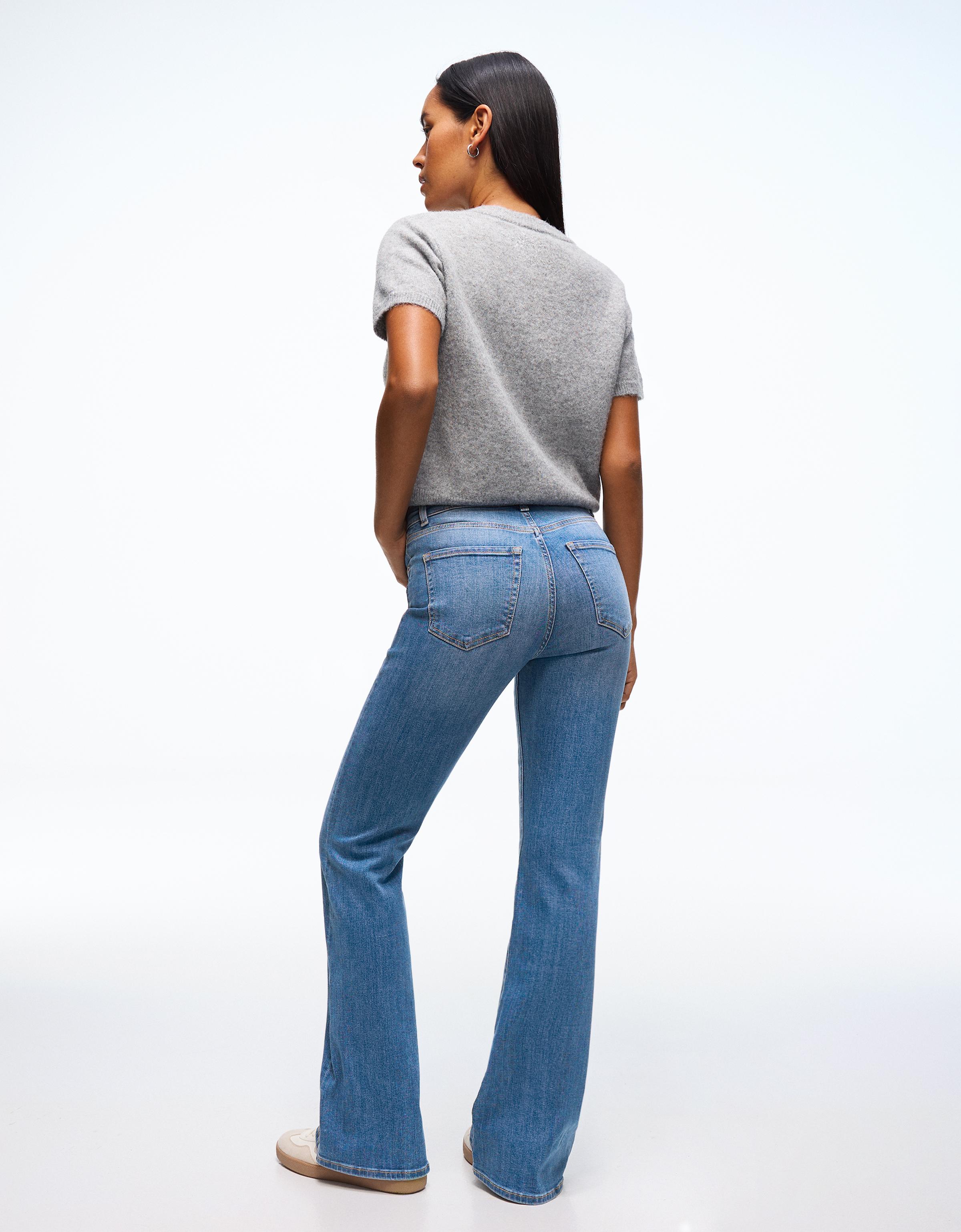 Yüksek bel flare fit jean - Görsel 25