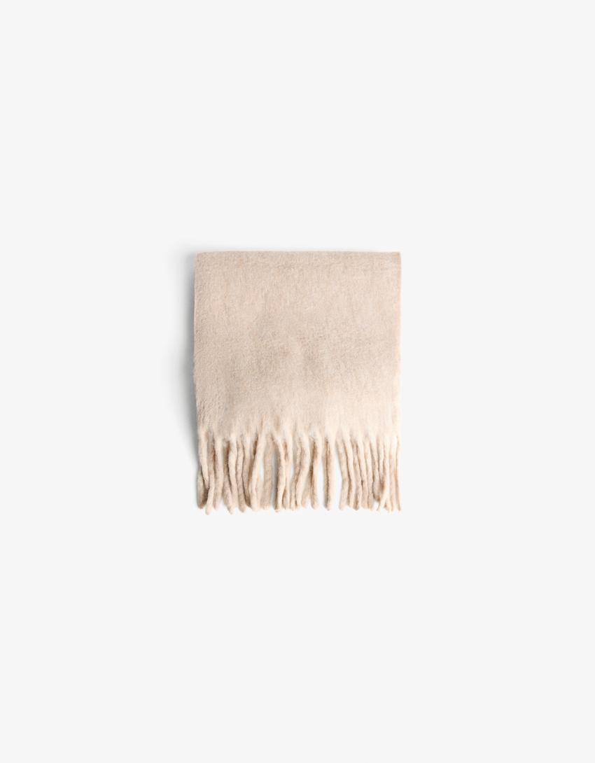 Écharpe unie-Sable-2