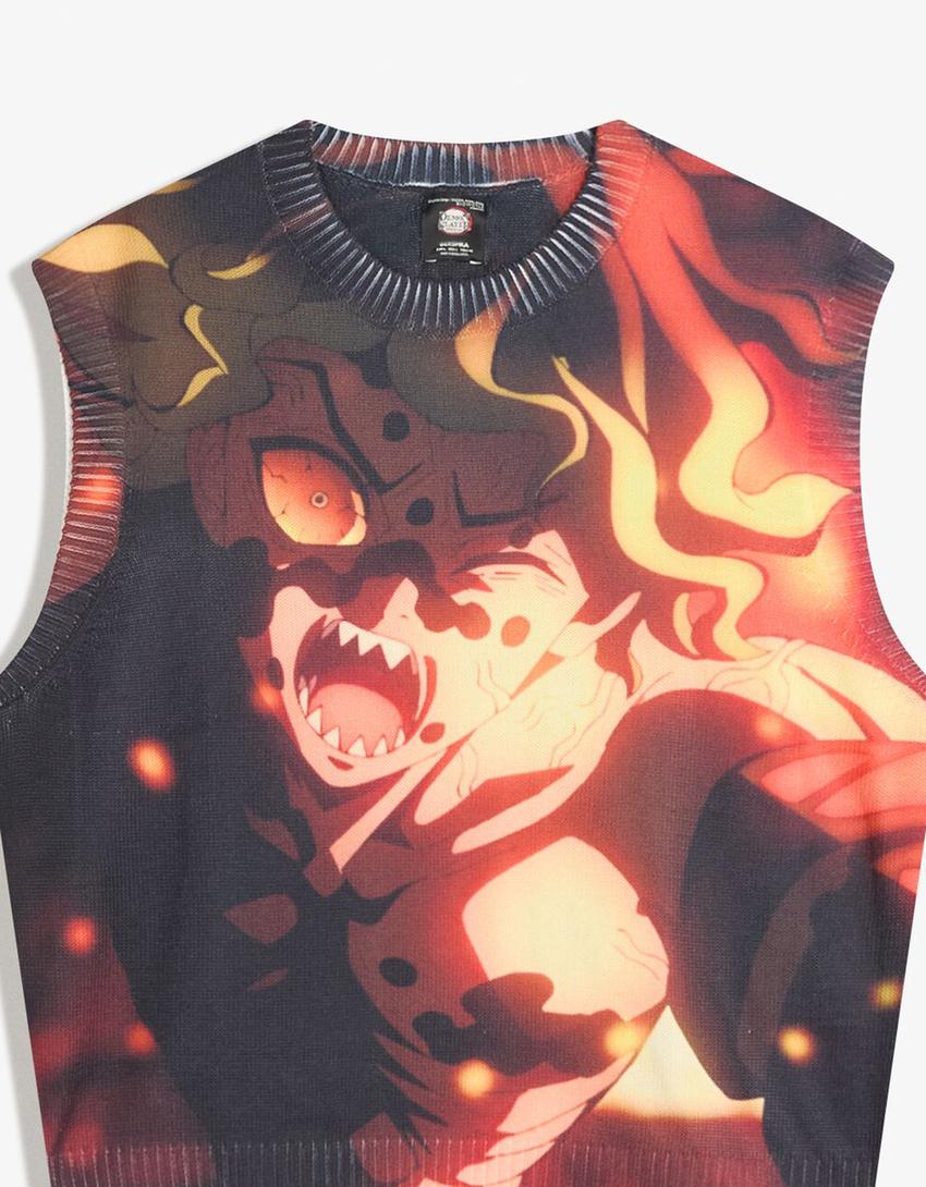 Demon Slayer tanktop-Zwart
