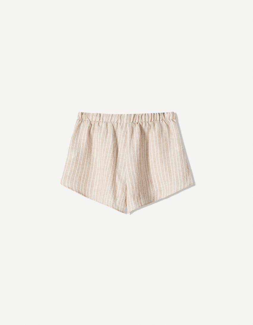 Rustic shorts-Camel