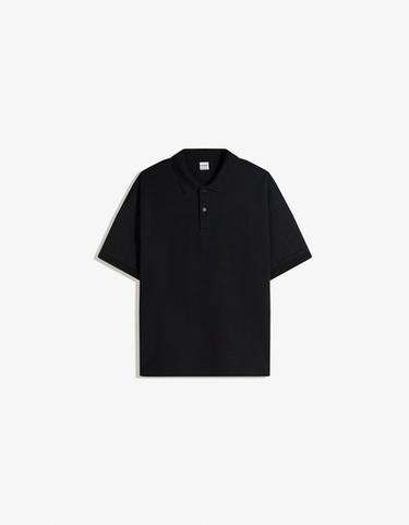 Short sleeve polo shirt — Black 5